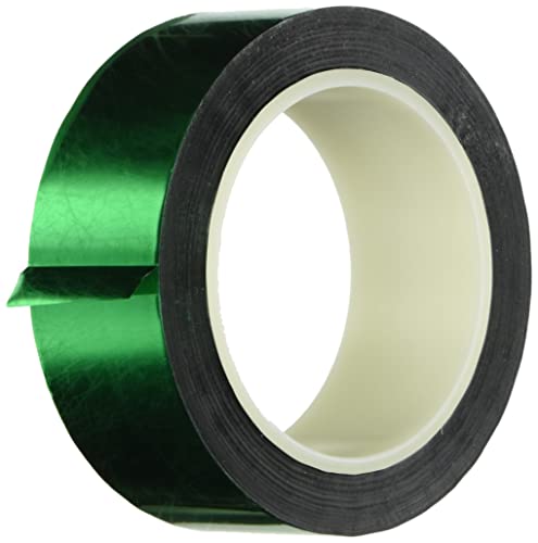 TapeCase 10-72-MPFT-Green Metallisiertes Polyester-, Acryl-Klebeband, 0,005 cm dick, 65,8 m Länge, 25,4 cm Breite, Grün, 1 Rolle