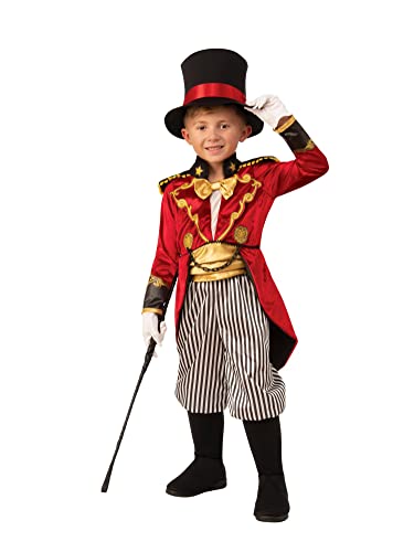 Bristol Novelty Boys Ringmaster Circus Showman Fancy Dress Costume