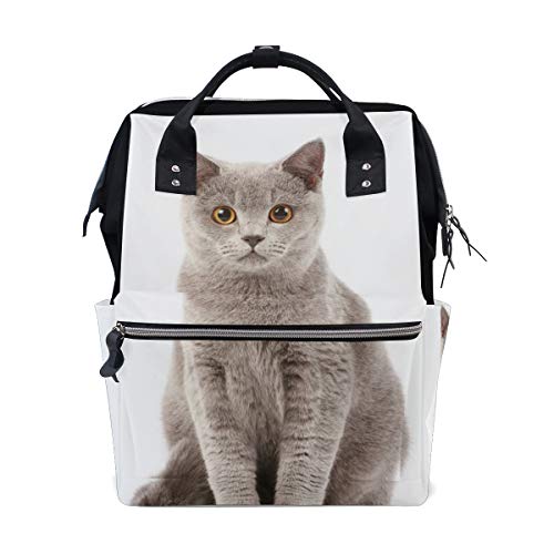Montoj Reisetasche mit Katzen-Muster, Segeltuch