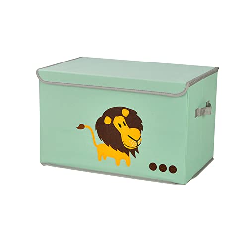 MOTT Aufbewahrungsbox für Kinderspielzeug, mit Deckel, großer faltbarer Aufbewahrungskorb mit Griff, Stoff-Hundespielzeug-Organizer für Handtücher, Bücher, Spielzeug, Kleidung