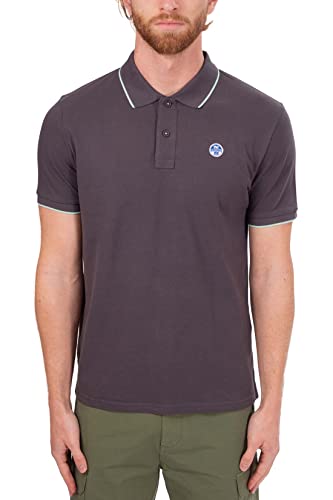 NORTH SAILS - Men's regular polo shirt with contrasting details - Size L