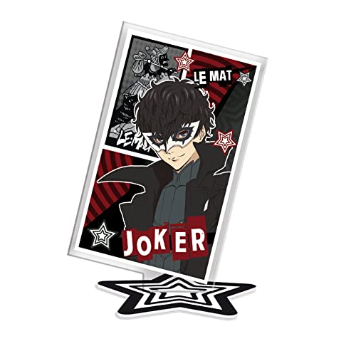 ABYSTYLE Persona 5 Videospiel Joker 10,2 cm Acryl® Acryl Ständer Modellfigur Videospiel Manga Desktop Zubehör Merch Geschenk
