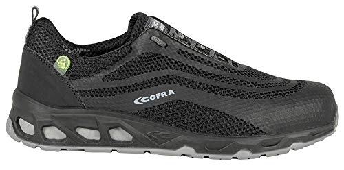 Cofra 73120-001 WATT BLACK ESD S1 P SRC Sicherheitsschuhe, Schwarz, Größe 43