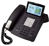Agfeo ST45 Systemtelefon für Büroprofis (10,9 cm (4,3 Zoll) Display, VIPlight, Timerfunktion) schwarz