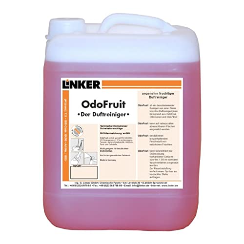 Linker Chemie Odo-Serie Fruit desodorierender Reiniger Duftreiniger 10,1 Liter Kanister | Reiniger | Hygiene | Reinigungsmittel | Reinigungschemie |