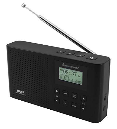 Soundmaster DAB160SW DAB+/UKW Digitalradio Li-Io-Akku Kopfhörerbuchse
