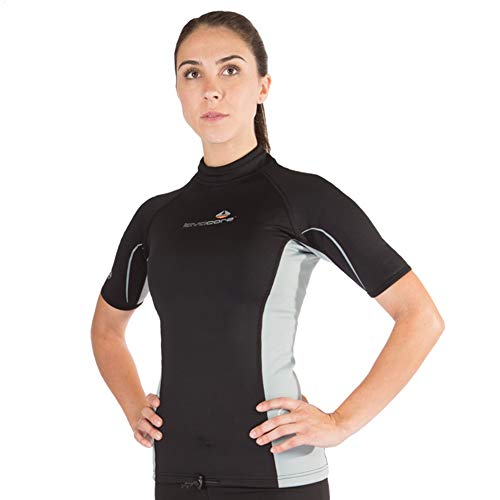 Lavacore – Shirt S/S Woman, Farbe Black, Größe 14