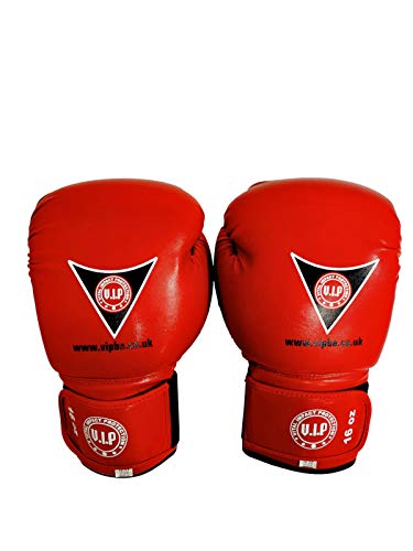 VIP Vital Impact Protection Honoris PU Boxhandschuhe MMA Kampfsport Fitness Anfänger Sparring Handschuhe Fäustlinge rot 14oz