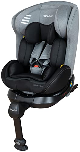 Play 360 Pro i-size Autositz für Kinder von 40 bis 150 cm, 4 Liegepositionen, Grau