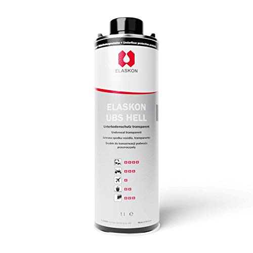 ELASKON UBS Hell - Unterbodenschutz hell 1 Liter (ohne Sprühsytem) / Korrosionsschutz Spray und Rostschutz Spray/Unterbodenschutz für Auto/Unterbodenschutz Wachs