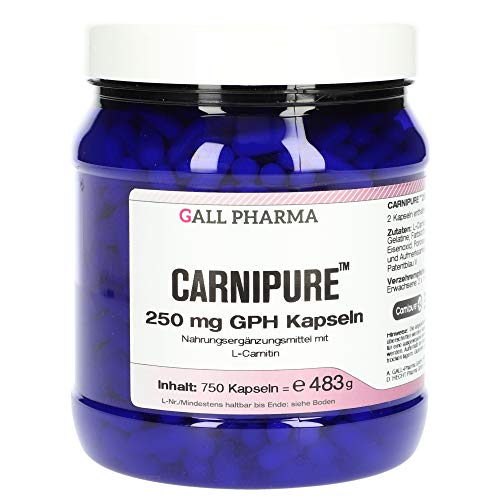 Gall Pharma Carnipure 250 mg GPH Kapseln, 1er Pack (1 x 750 Stück)