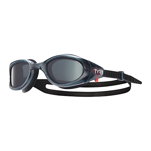 TYR Special Ops 3.0 Polarized Adult Fit Swim Goggle (Black)