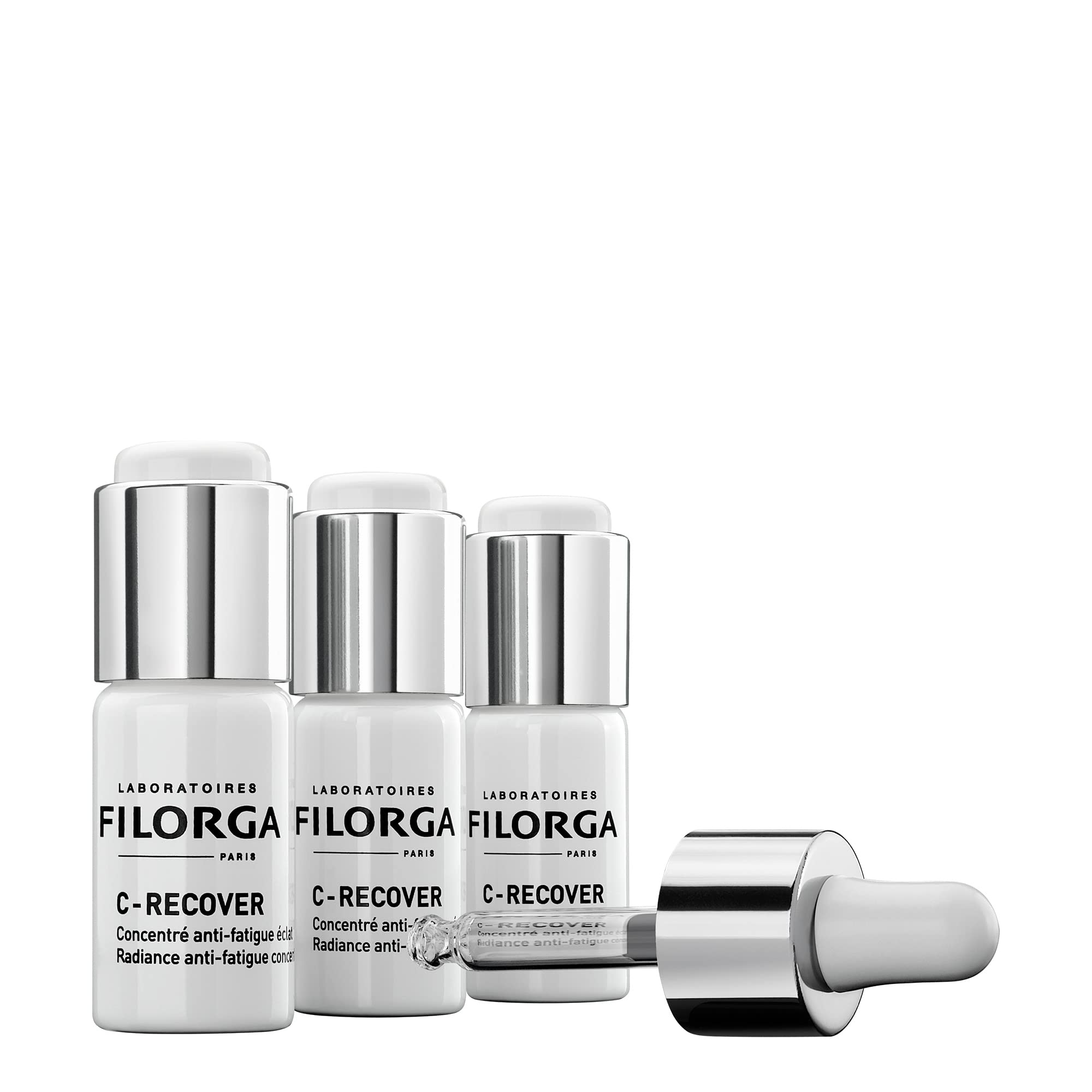 Filorga C-Recover femme/women, Anti-Fatique Radiance Concentrate (3 Flacons), 1er Pack (1 x 30 g)