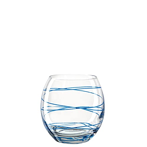 Montana 027493 Trinkglas :circle 6er-Set 390 ml blau, Glas