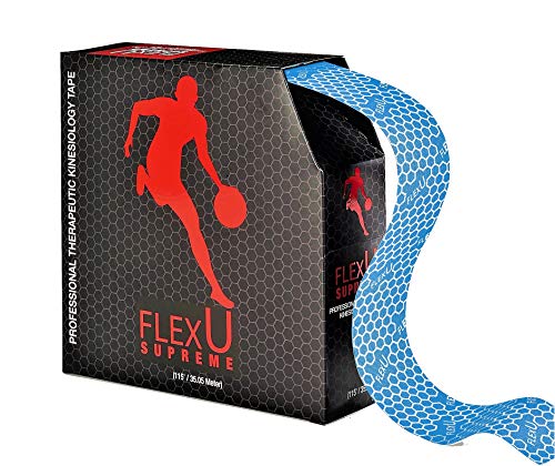 Neues und verbessertes Bulk-Pack FlexU Kinesiologie band; Vorgeschnitten oder durchgehend; Hypoallergenes therapeutisches Sportband;