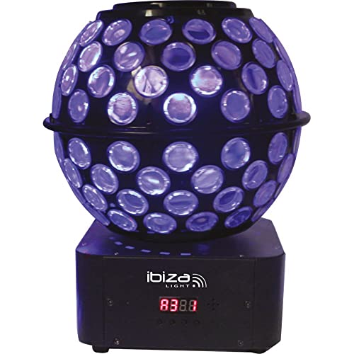 Ibiza Light & Sound STARBALL-GB LED Lichtkugel mit Strahlen und Gobos, 240 x 240 x 315 mm