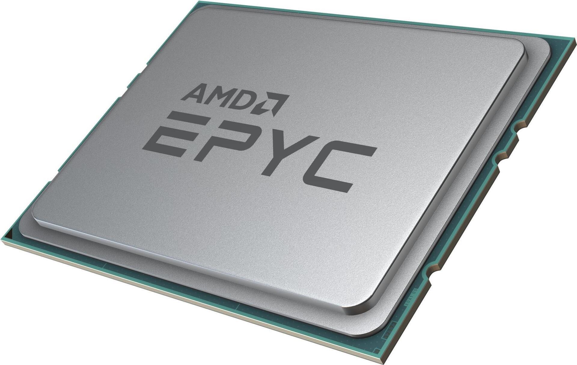 AMD EPYC™ 7252, S SP3, 7nm, Infinity/Zen 2, 8 Core, 16 Thread, 3.1GHz, 3.2GHz Turbo, 64MB, 120W, CPU, OEM