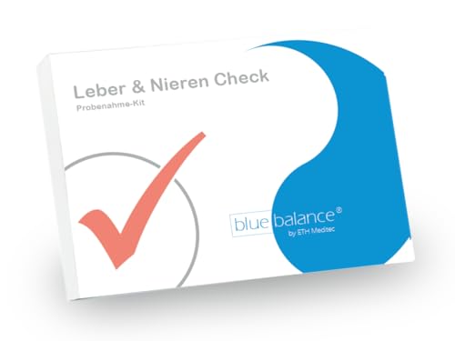 blue balance® Leber Nieren Test | Probenahme-Kit | Selbsttest für Zuhause | Gesundheitstest