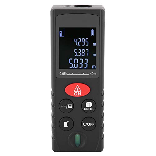 Laser Entfernungsmesser, KXL-D Digitaler Entfernungsmesser für Entfernung bis 0,05-40/60/ 80/ 100m [Genauigkeit ±2mm](0,05-40 m)
