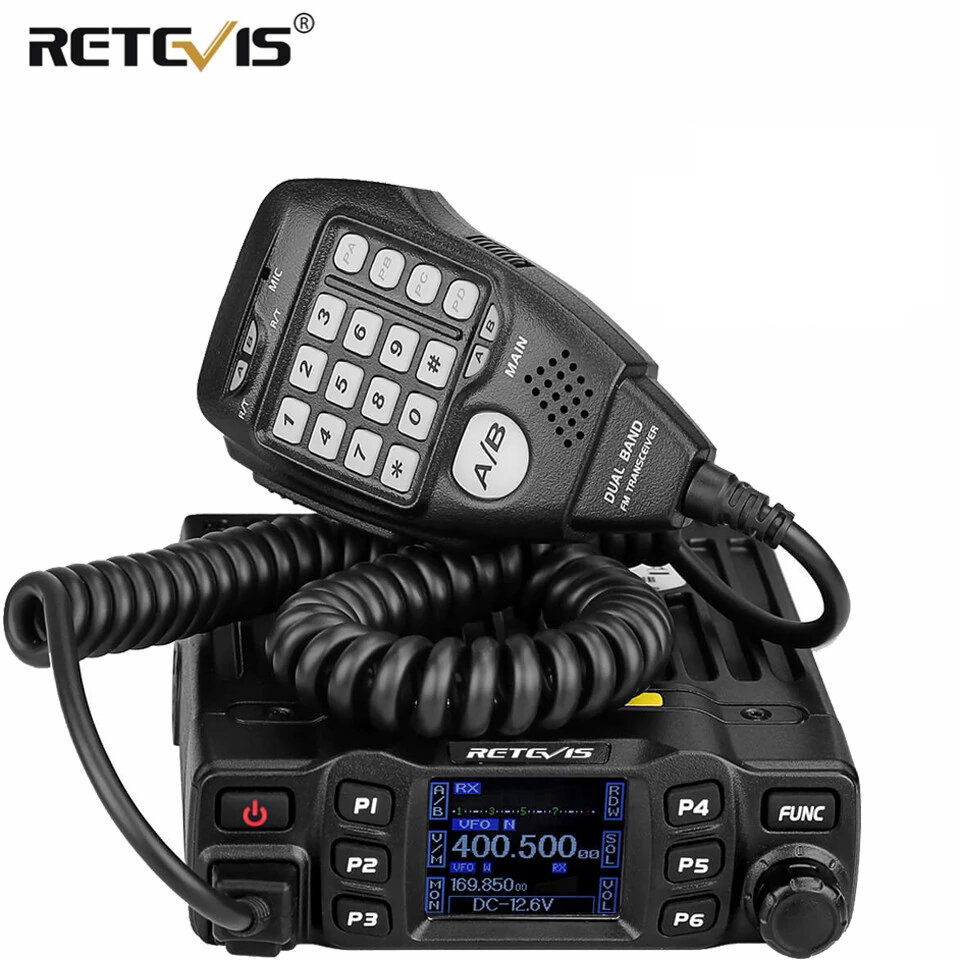 RETEVIS RT95 Auto-Funksender 200CH 25W Hochleistungs-VHF UHF-Mobilfunk Autoradio CHIRP Amateurfunk-Transceiver