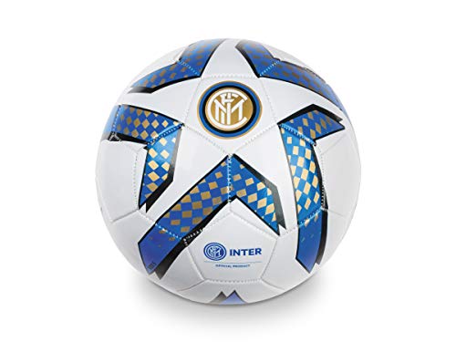 Mondo Toys – Fußball genäht F.C. International Milano – Größe 5 – 350 g – Farbe schwarz/blau – 13748