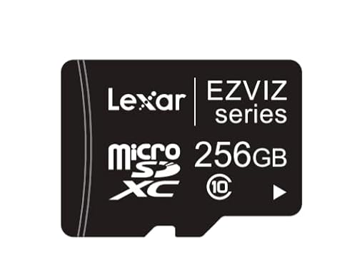 EZVIZ 256 GB Micro-SD-Karte, microSDHC-Speicherkarte, Lesegeschwindigkeit bis zu 90 MB/s, Klasse 10, U3, UHS-I…