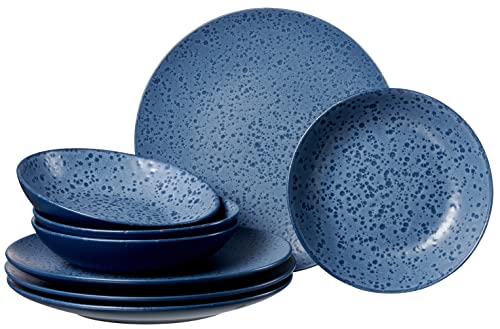 Ritzenhoff & Breker Tafelservice Kitwe blau Keramik 8 tlg.