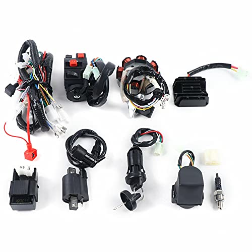 Komplette Elektro Kabel Kabelbaum Gleichrichter CDI für ATV QUAD 150-250 300CC