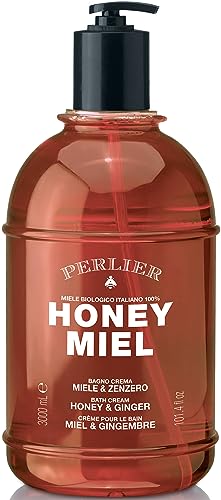 Perlier Honig Miel Badcreme Honig & Ingwer - mit Honig Bio 100% Italienisch - 3000 ml mit Dosierer