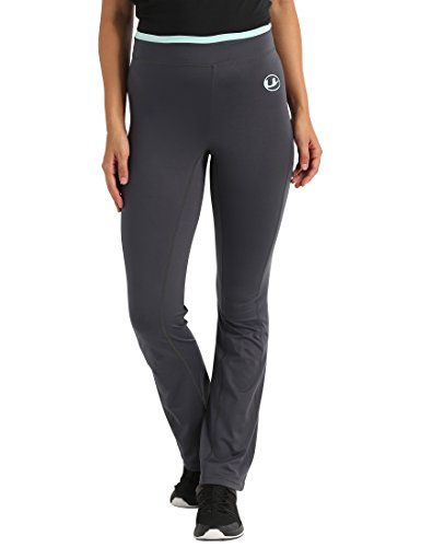 Ultrasport Damen Fitnesshose Long Jogginghose, grau (Grey/Mint), XS