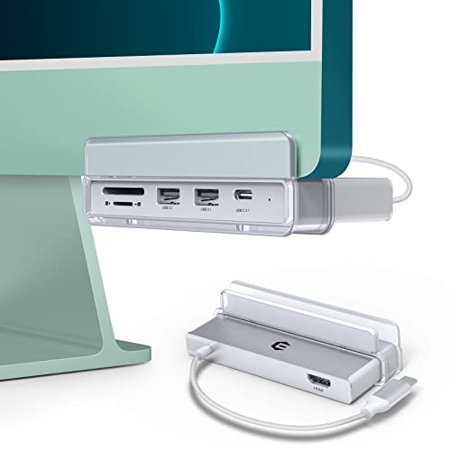 USB C Hub mit 4K HDMI Display, 6-in-1 USB C Adapter mit USB 3.1, USB C 3.1, SD/TF, für MacBook Pro, MacBook Air, Dell XPS, Lenovo Thinkpad, HP Laptops und andere