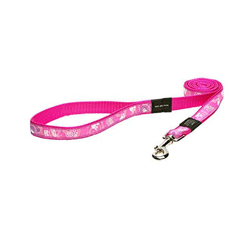 Rogz Fancy Dress Pink Paw Fixed Lead Special Agent 0.5M