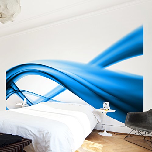 Apalis Vliestapete Blue Element Fototapete Breit | Vlies Tapete Wandtapete Wandbild Foto 3D Fototapete für Schlafzimmer Wohnzimmer Küche | mehrfarbig, 94890