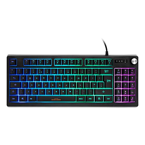 Deltaco Gaming DK230 TKL Membrane Gaming Tastatur - RGB - UK Layout