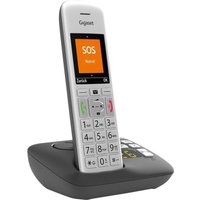 Gigaset E390A - Schnurlostelefon - Anrufbeantworter mit Rufnummernanzeige - ECO DECTGAP - Silver Black