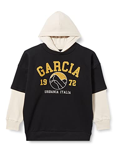 Garcia Kids Jungen Sweater Sweatshirt, Off Black, 176