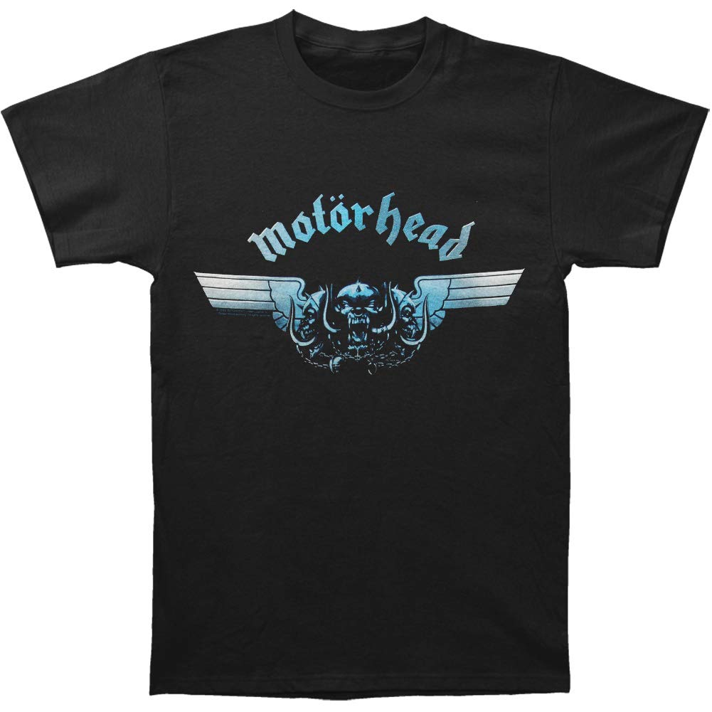 Motorhead Herren Tri-Skull-T-Shirt, kurzärmelig Gr. M, Schwarz