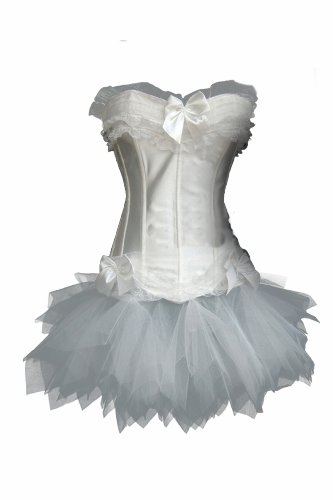 r-dessous Exclusive Corsage mit Tutu-Minirock in Tüll Groesse: XL