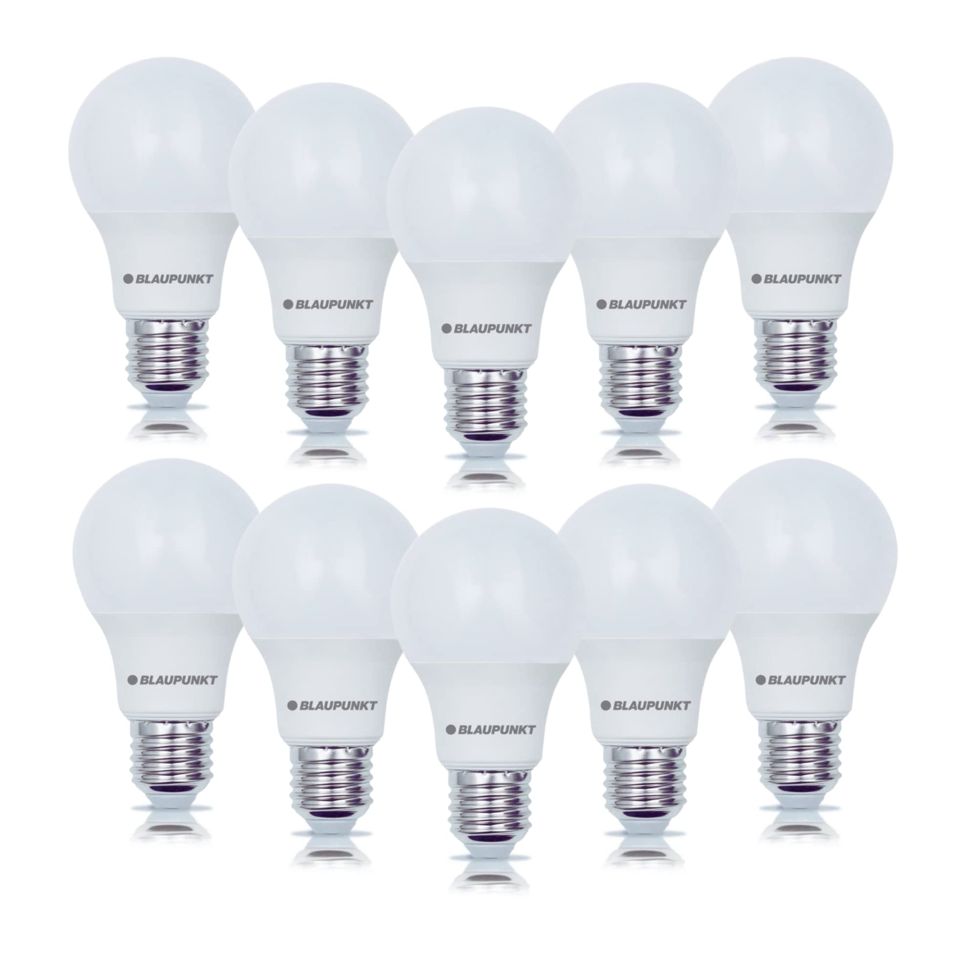 Blaupunkt LED E27 Birne - Classic - LED-Leuchtmittel - Raumbeleuchtung - 12W - Ersatz für 86W Glühbirne - Warmweiß 2700K - Lampe - Energie- und Kostensparendes Licht - Led Lampen - 10-er Pack