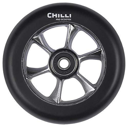 Chilli Stunt-Scooter Rolle Turbo 110mm Chrome/PU schwarz