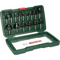 Bosch fräser-set-hm, 15-teilig, durchmesser: 8 mm schaft
