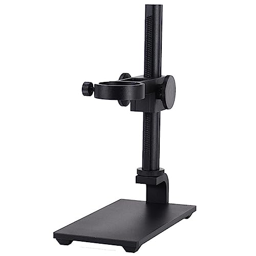 RIVNN Schwarze Mikroskop-Halterung, Aluminiumlegierung, 35 mm Halterung, verwendet für Mikroskop-Wartung und Schweißen