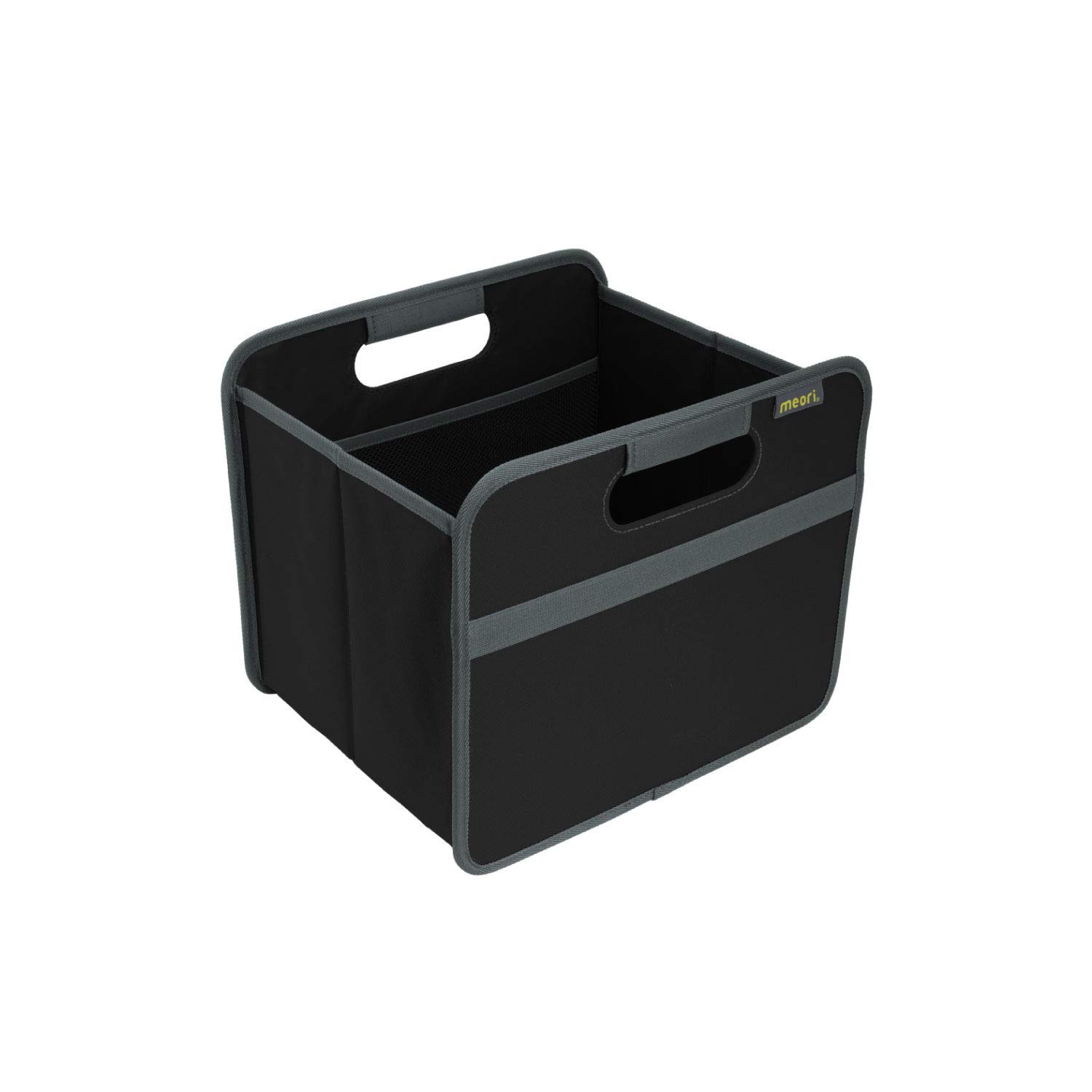 Meori Aufbewahrungsbox faltbar Traglast 30 kg - 32cm 26,5cm 27.5cm Größe S - schwarz