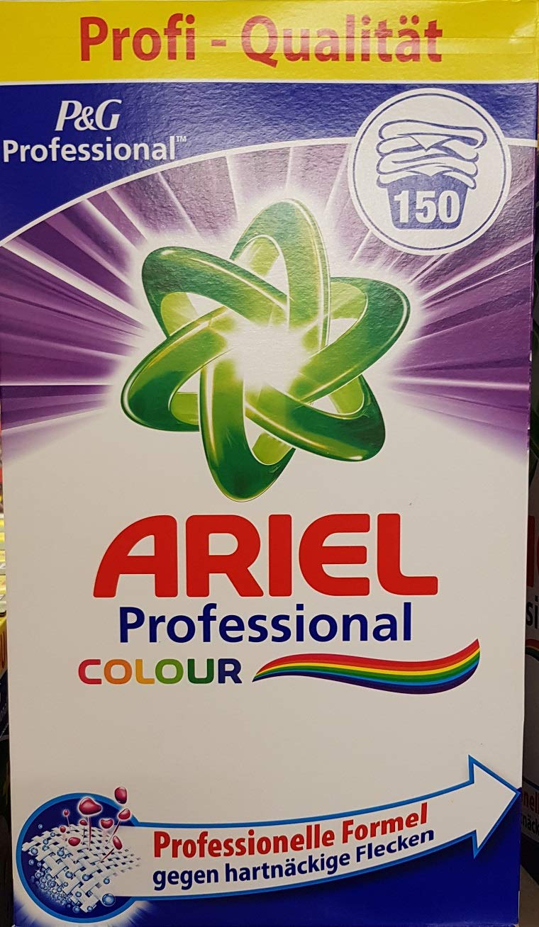Ariel Professional Vollwaschmittel Pulver Colorwaschmittel 9,75kg – 150 Waschladungen