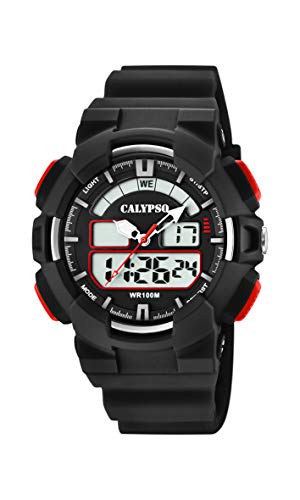 Calypso Watches Herren Analog-Digital Quarz Uhr mit Plastik Armband K5772/4