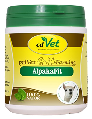 cdVet Naturprodukte privet AlpakaFit 750 g - Kamele, Alpaka - Ergänzungsfuttermittel - Stoffwechselstörung - unterstützt Leber + Niere - fördert Bewollung - Ausgeglichenheit - Vitaminversorger -