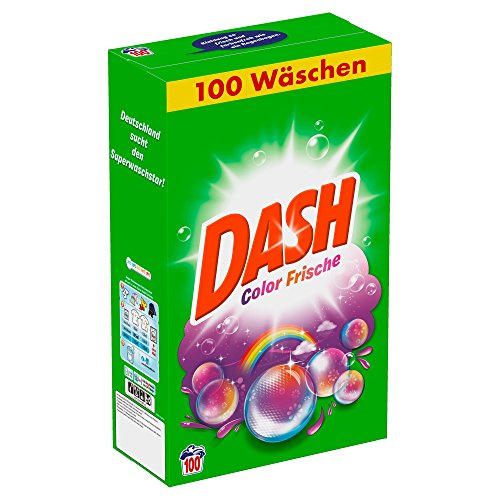 Dash Colorwaschmittel Pulver Color Frische, 6,5 kg - 100 Waschladungen, 1er Pack (1 x 6,5 kg)