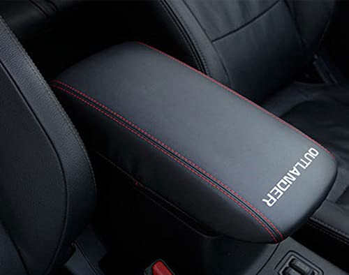 ACSUZ Auto Armlehnenbezüge,für Mitsubishi Outlander 2013-2022 Auto Mittelkonsole Armlehnenkissen Premium Schutz Zubehör Autoinnenraum,B