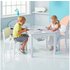 HelloHome Set aus weißem Basteltisch und 2 Stühlen für Kinder, One Size