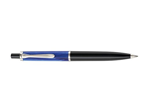 Pelikan Druckkugelschreiber K 205, blau marmoriert